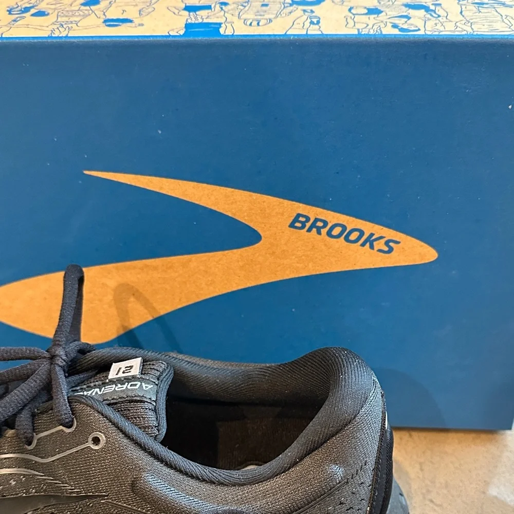 New Brooks black Adrenaline GTS 21 Athletic Sneakers size 11.5 - Picture 2 of 12